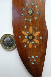 Vintage South American Folk Art. Treen Letter Opener or Paper Knife in the form of a Parrot