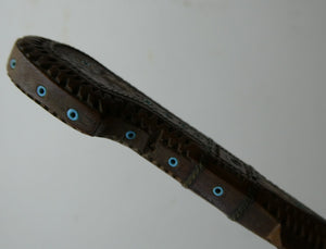 Vintage South American Folk Art. Treen Letter Opener or Paper Knife in the form of a Parrot