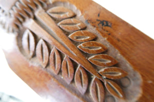 Vintage South American Folk Art. Treen Letter Opener or Paper Knife in the form of a Parrot