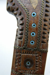 Vintage South American Folk Art. Treen Letter Opener or Paper Knife in the form of a Parrot