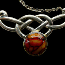 Load image into Gallery viewer, HEATHERGEMS Celtic Style Sterling Silver Pendant 
