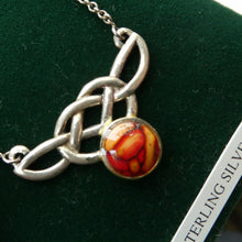 Load image into Gallery viewer, HEATHERGEMS Celtic Style Sterling Silver Pendant 
