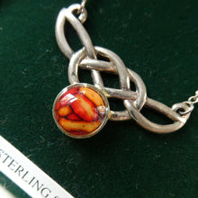 Load image into Gallery viewer, HEATHERGEMS Celtic Style Sterling Silver Pendant 
