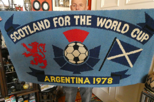 1978 World Cup. Scotland Argentia Souvenir Wool Fireside Rug