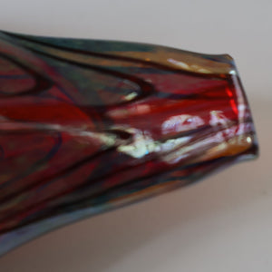 Large Vintage 1980s Finnish Glass Pheasant Bird. Nuutajarvi Sticker. Oiva Toikka Design
