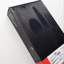 Load image into Gallery viewer, SIX BOXED SETS of ALESSI Nuovo Milano Cutlery. 4 Pieces (Knife, Fork, Spoon and Teaspoon) (24 Pieces)

