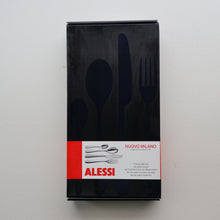 Load image into Gallery viewer, SIX BOXED SETS of ALESSI Nuovo Milano Cutlery. 4 Pieces (Knife, Fork, Spoon and Teaspoon) (24 Pieces)
