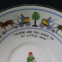Load image into Gallery viewer, Antique 1920s Nursery Cup and Saucer. Attractive &quot;Noah&#39;s Ark&quot; Pattern by New Chelsea
