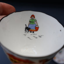 Load image into Gallery viewer, Antique 1920s Nursery Trio. Attractive &quot;Noah&#39;s Ark&quot; Pattern by New Chelsea. Cup, Saucer and Side Plate
