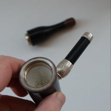 Load image into Gallery viewer, SCOTTISH HISTORY INTEREST. Antique Stanhope / Pipe in the Shape of a Bottle. 1908 Scottish National Exhibition (Edinburgh) Souvenir
