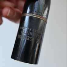 Load image into Gallery viewer, SCOTTISH HISTORY INTEREST. Antique Stanhope / Pipe in the Shape of a Bottle. 1908 Scottish National Exhibition (Edinburgh) Souvenir
