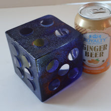Load image into Gallery viewer, Hard to Source Kosta Boda Blue Glass Dice &quot;Tarning&quot; Sculpture by Kjell Engman Atelier
