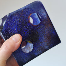 Load image into Gallery viewer, Hard to Source Kosta Boda Blue Glass Dice &quot;Tarning&quot; Sculpture by Kjell Engman Atelier
