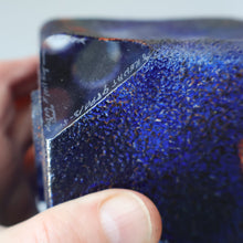 Load image into Gallery viewer, Hard to Source Kosta Boda Blue Glass Dice &quot;Tarning&quot; Sculpture by Kjell Engman Atelier
