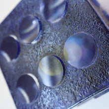 Load image into Gallery viewer, Hard to Source Kosta Boda Blue Glass Dice &quot;Tarning&quot; Sculpture by Kjell Engman Atelier
