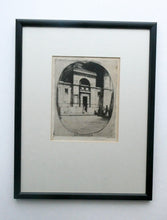 Load image into Gallery viewer, 1899 D.Y. Cameron Pencil Signed Etching of Newgate (from the London Set)
