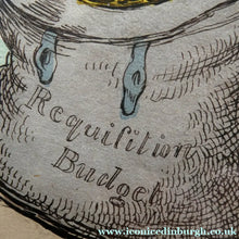 Load image into Gallery viewer, James Gillray Georgian Print. Opening of the Budget 1796
