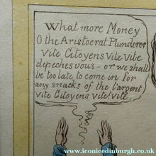 Load image into Gallery viewer, James Gillray Georgian Print. Opening of the Budget 1796

