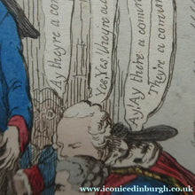 Load image into Gallery viewer, James Gillray Georgian Print. Opening of the Budget 1796

