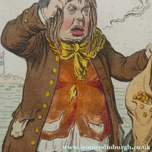 Load image into Gallery viewer, James Gillray Georgian Print. Opening of the Budget 1796
