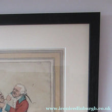 Load image into Gallery viewer, Rare 1796 GEORGIAN Antique Dental Print Entitled Easing the Tooth-Ach. JAMES GILLRAY - British Prints
