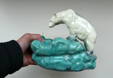 Load image into Gallery viewer, 1930s Art Deco Ditmar Urbach Czech Ceramic Polar Bear Bowl
