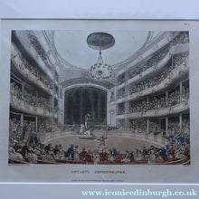 Load image into Gallery viewer, "ASTLEY'S AMPHITHEATRE" (1808). Engraved by John Hill; after Rowlandson and Pugin
