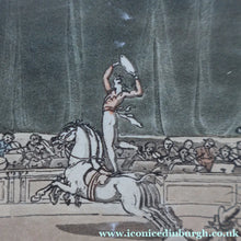 Load image into Gallery viewer, "ASTLEY'S AMPHITHEATRE" (1808). Engraved by John Hill; after Rowlandson and Pugin
