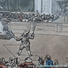 Load image into Gallery viewer, "ASTLEY'S AMPHITHEATRE" (1808). Engraved by John Hill; after Rowlandson and Pugin
