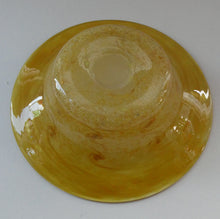 Load image into Gallery viewer,  Fabulous 1930s Antique Scottish Monart Shallow Bowl with Rim. 8 1/2 inches
