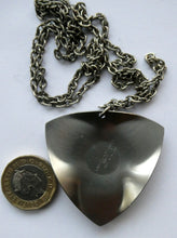 Load image into Gallery viewer, Vintage 1960s Lord Python SHEFFIELD STAINLESS STEEL Brutalist  Pendant
