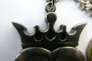 Vintage 1970s Luckenbooth Pendant in PEWTER by David William Harkison