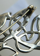 Load image into Gallery viewer, SCOTTISH SILVER BROOCH. Amorphic Shape in the Form of a Dragon by Declan Killen 1980s
