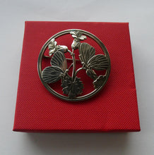 Load image into Gallery viewer, Large Vintage Silver Butterfly Brooch by Arno Malinowski for Jensen. No. 283 Media 1 of 14
