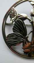 Load image into Gallery viewer, Large Vintage Silver Butterfly Brooch by Arno Malinowski for Jensen. No. 283 Media 1 of 14
