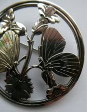 Load image into Gallery viewer, Large Vintage Silver Butterfly Brooch by Arno Malinowski for Jensen. No. 283 Media 1 of 14
