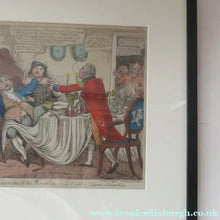 Load image into Gallery viewer, Original 1820s Antique GEORGIAN Satirical Print / Etching by Isaac Robert Cruikshank. Beauties of Grease / Greece; or
