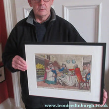 Load image into Gallery viewer, Original 1820s Antique GEORGIAN Satirical Print / Etching by Isaac Robert Cruikshank. Beauties of Grease / Greece; or
