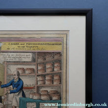 Load image into Gallery viewer, GEORGIAN PRINT. Satirical Print. Loaves and Fishes. Published 1827. Hand Coloured Etching. FRAMED
