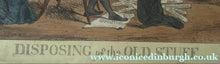 Load image into Gallery viewer, 1827 Georgian Satirical Print John Phillips Disposing of the Old Stuff. Lord Brougham
