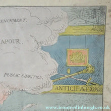 Load image into Gallery viewer, 1827 Georgian Satirical Print John Phillips Disposing of the Old Stuff. Lord Brougham

