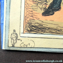 Load image into Gallery viewer, Original 1820s William Heath Satirical Print Quartette of Characters George IV, Lady Conyngham, Duke of Wellington &amp; Robert Peel
