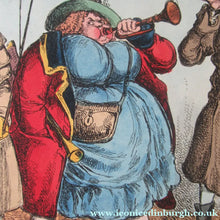 Load image into Gallery viewer, Original 1820s William Heath Satirical Print Quartette of Characters George IV, Lady Conyngham, Duke of Wellington &amp; Robert Peel
