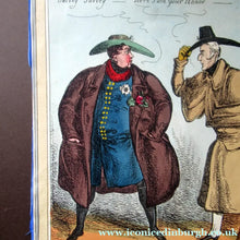 Load image into Gallery viewer, Original 1820s William Heath Satirical Print Quartette of Characters George IV, Lady Conyngham, Duke of Wellington &amp; Robert Peel
