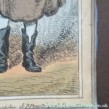 Load image into Gallery viewer, Original 1820s William Heath Satirical Print Quartette of Characters George IV, Lady Conyngham, Duke of Wellington &amp; Robert Peel

