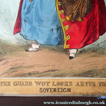 Load image into Gallery viewer, Framed. William Heath ORIGINAL 1820s Georgian FRAMED Satirical Print. Lady Conyngham: The Guard Wot Looks After the
