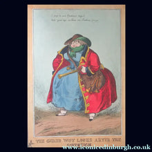 Load image into Gallery viewer, FRAMED Satirical Print. Lady Conyngham: The Guard Wot Looks After the Sovereign
