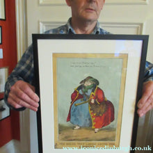 Load image into Gallery viewer, Framed. William Heath ORIGINAL 1820s Georgian FRAMED Satirical Print. Lady Conyngham: The Guard Wot Looks After the
