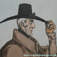 Load image into Gallery viewer, William Heath ORIGINAL 1820s Georgian Satirical Print. The Duke of Wellington. The Man Wot Drives The Sovereign
