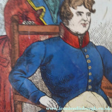 Load image into Gallery viewer, Georgian Satirical PRINT. Irish History Subject. Paddy Arthur's Night Charge 1829
